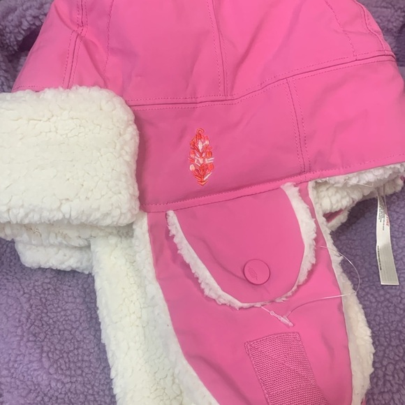 FP movement North Star Trapper snow hat pink new without tags